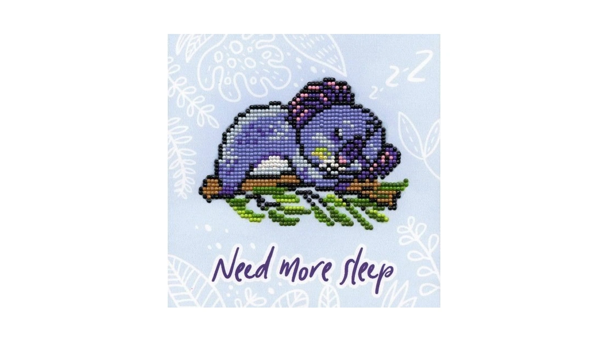Diamond Art By Leisure Arts Koala Sleep, 8"x8", Beginner Diamond