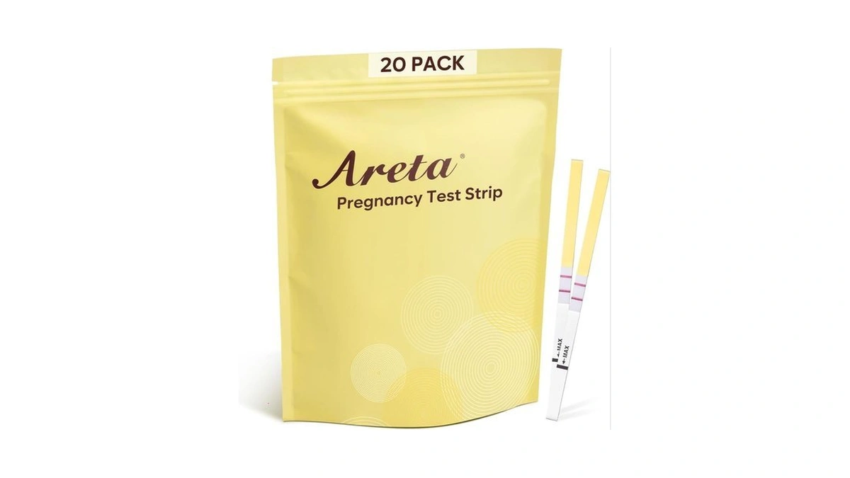 Areta Pregnancy Test Strips: 20-pack Hcg Tests, Highly Accurate And