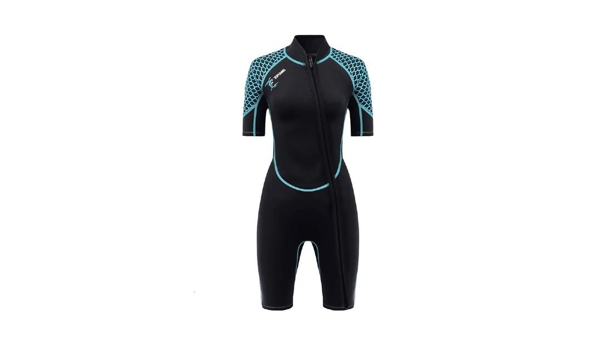 Shorty Wetsuit For Women 3mm - Neoprene Diving Suit Front