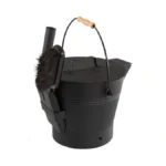 Pure Garden Ash Bucket - Metal Bucket With Lid (2.11-gallon),