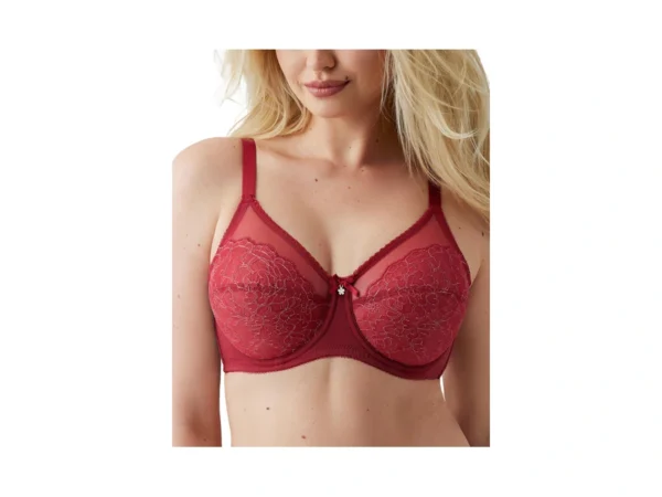 Wacoal Women's Retro Chic Full Figure Underwire Bra, Regina Red,