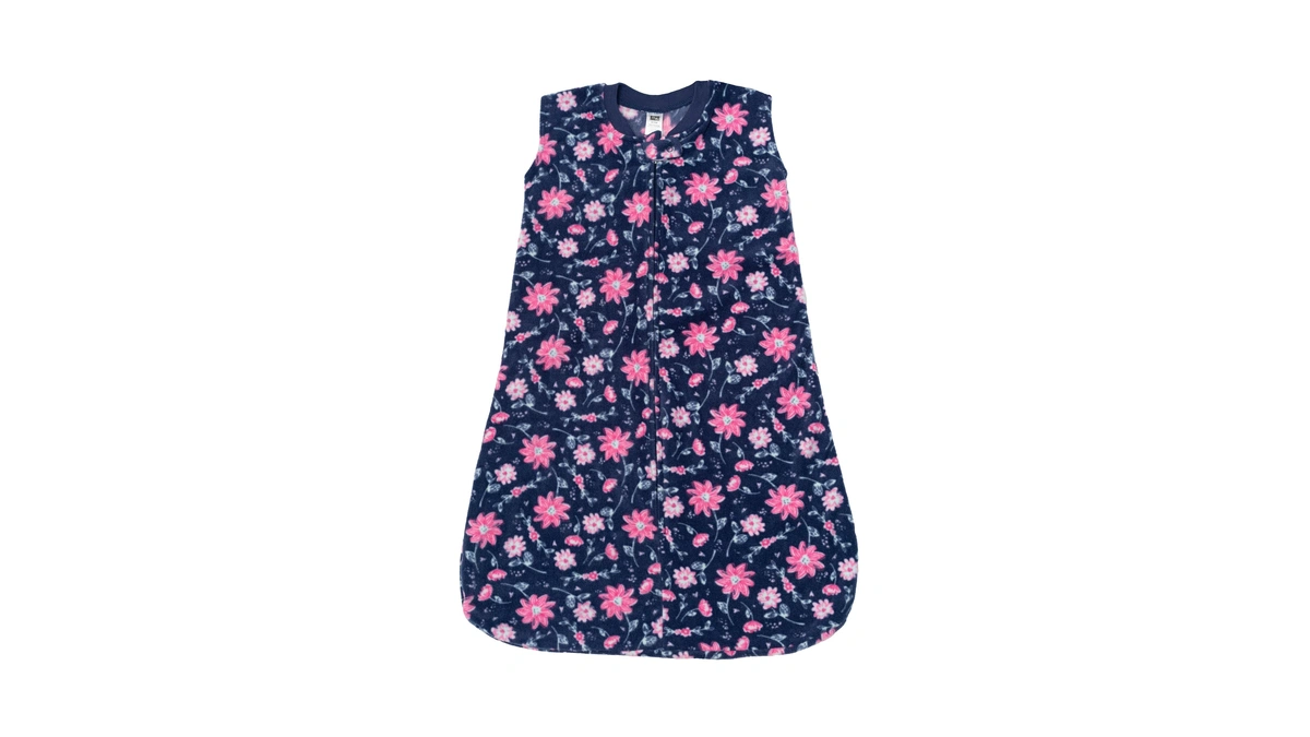 Hudson Baby Infant Girls Fleece Sleeping Bag, Sack, Blanket, Botanical,