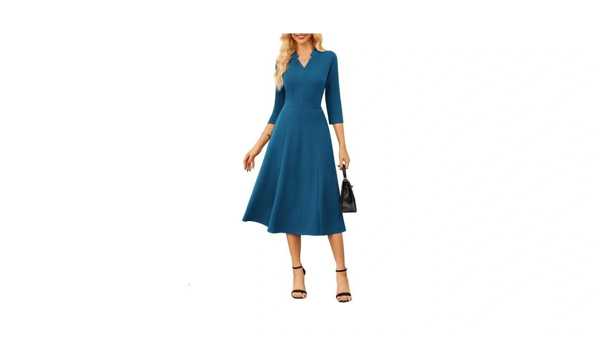 Grace Karin 2026 Wear To Work Dresses,3/4 Sleeve Church Dresses,fit