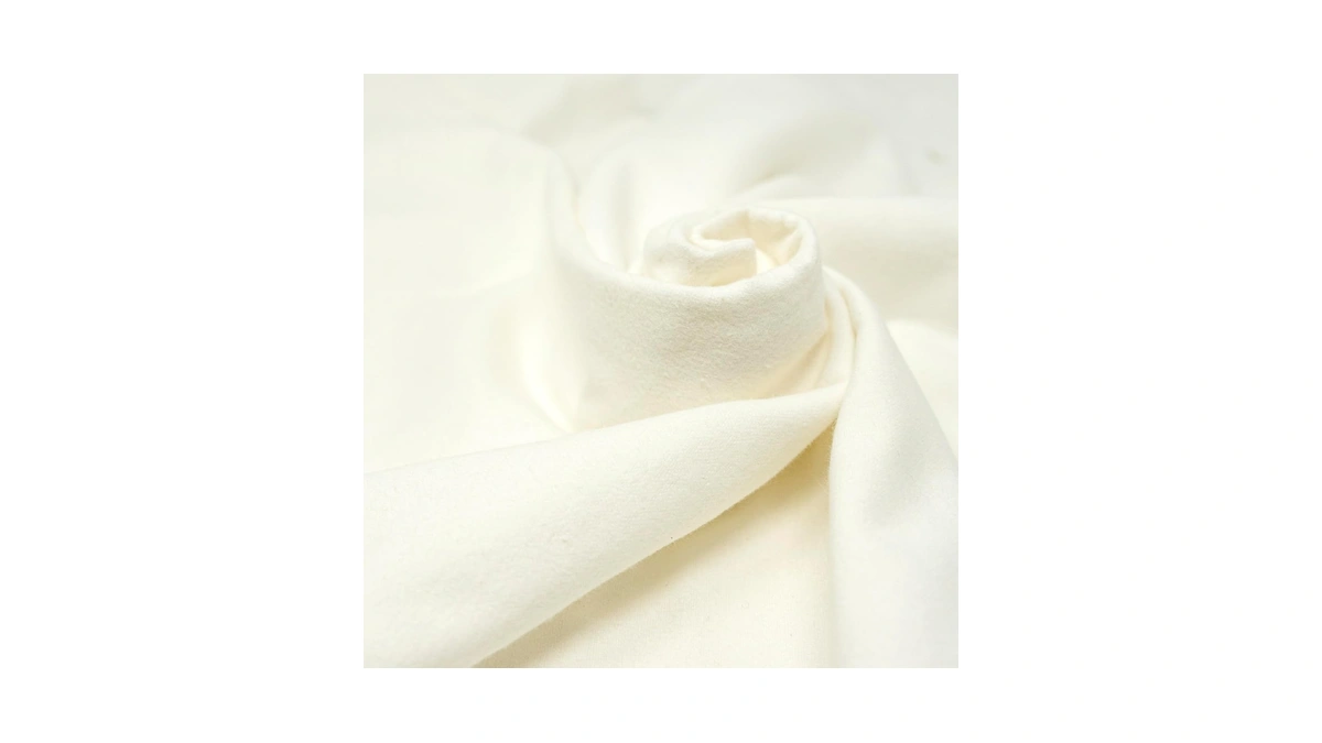Rtc Fabrics 42"/43" 100% Cotton Flannel Solid White Color Crafting