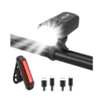1000 Lm Bike Light Set, Super Bright Usb Rechargeable 2000