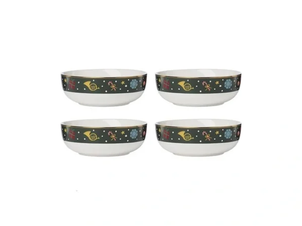 Lenox 898403 Nutcracker Ballet All Purpose Bowls, Service For 4,