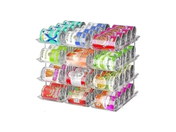 Attelite Can Organizer For Pantry, 3 Sets 4 Tiers Can