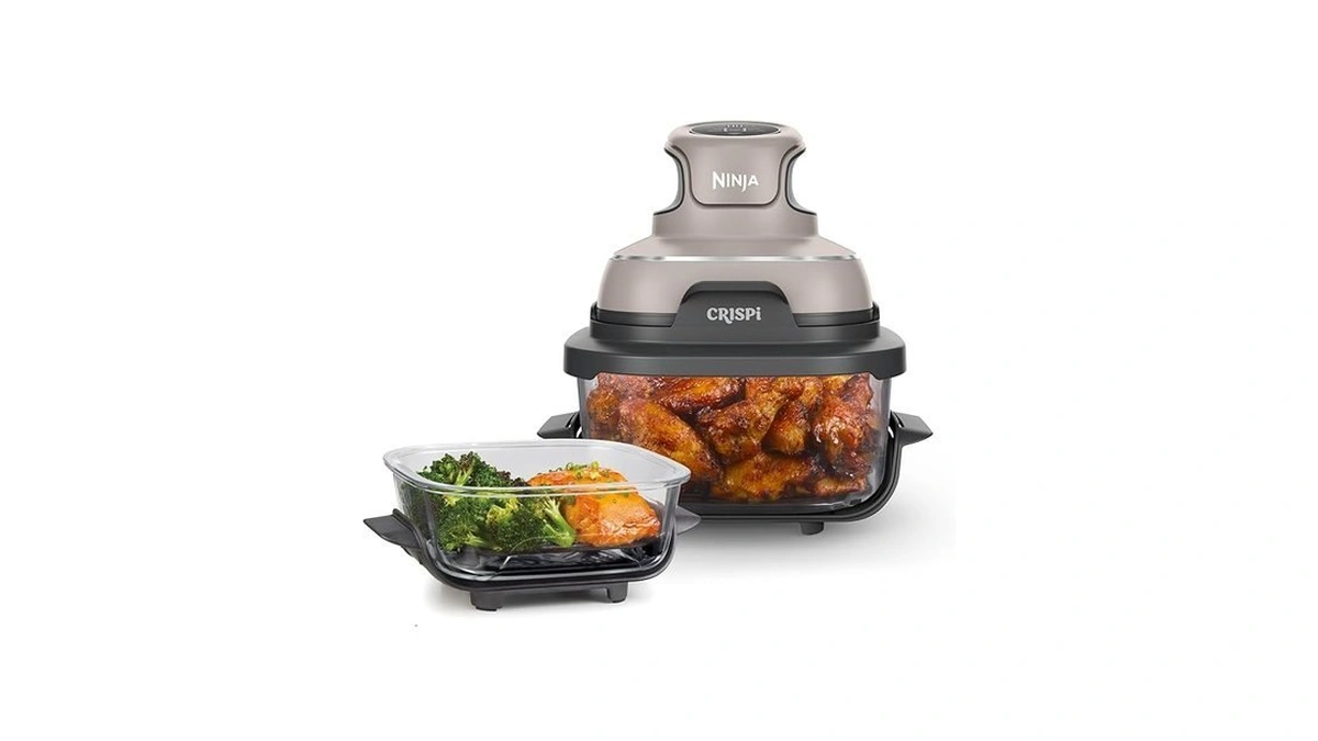 Ninja Crispi 4-in-1 Glass Air Fryer | With Non-toxic 4qt