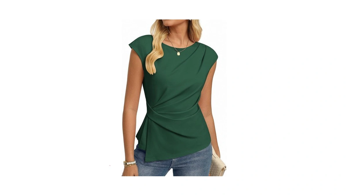 Grace Karin Womens 2026 Spring Short Sleeve Tops, Dressy Casual