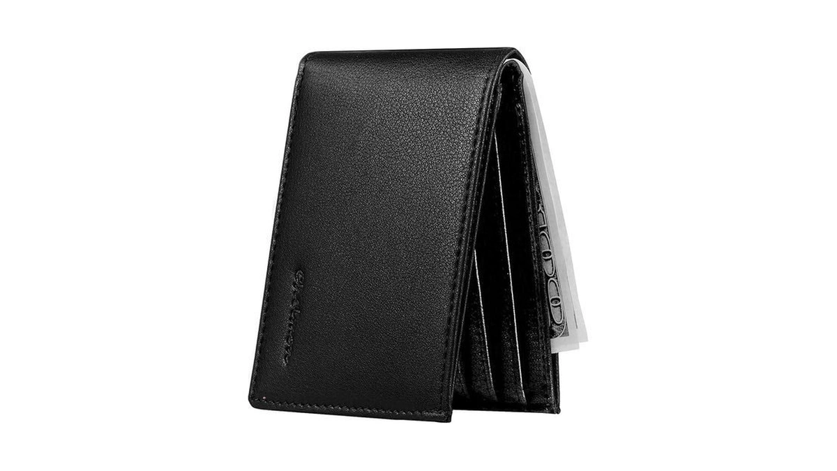 Chelmon Slim Wallet For Men Id Window With Rfid Blocking