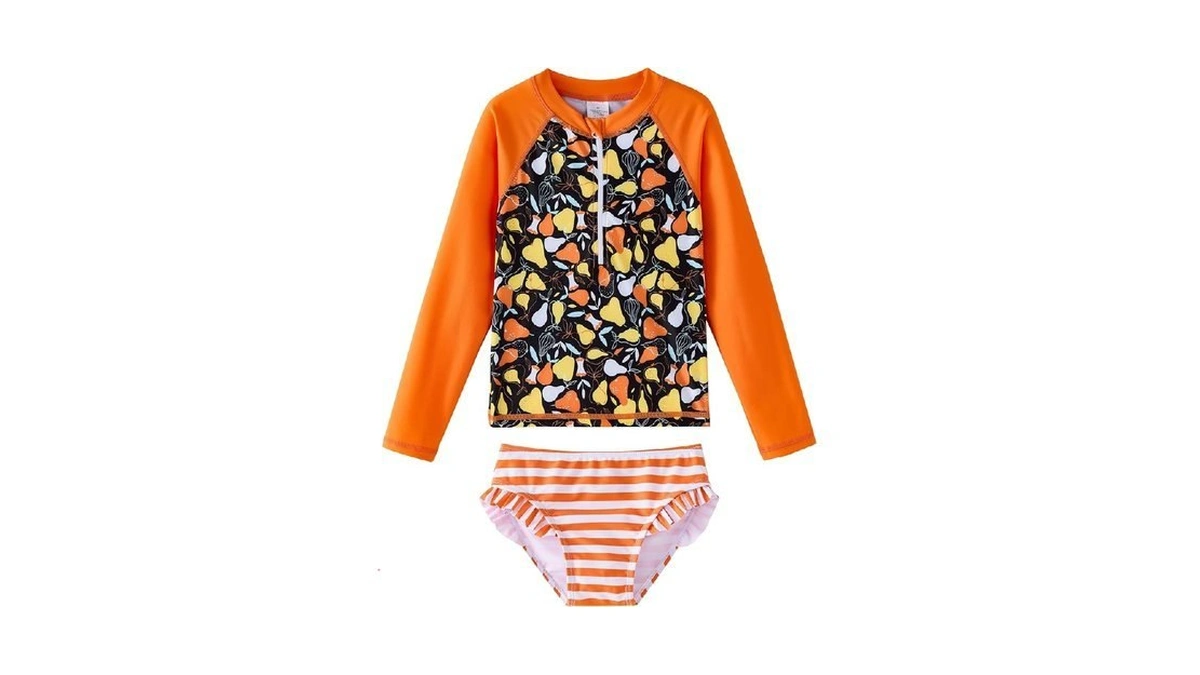 Libredge Little Girls Rash Guard Swim Sets 6t Bathing Suit