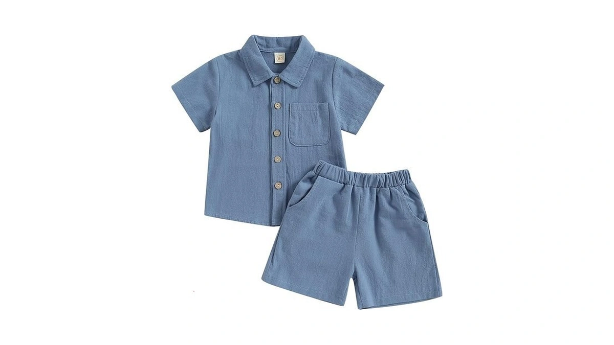 Toddler Baby Boy Summer Outfit Short Sleeve T Shirt Top