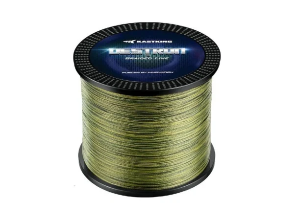 Kastking Destron Braided Fishing Line, Green Algae, 4 Stands, 8lb,