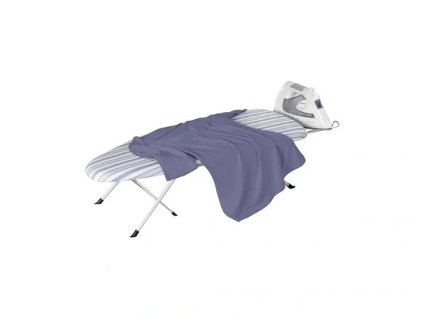 Honey-can-do Folding Tabletop Ironing Board With Iron Rest, Blue, 32”