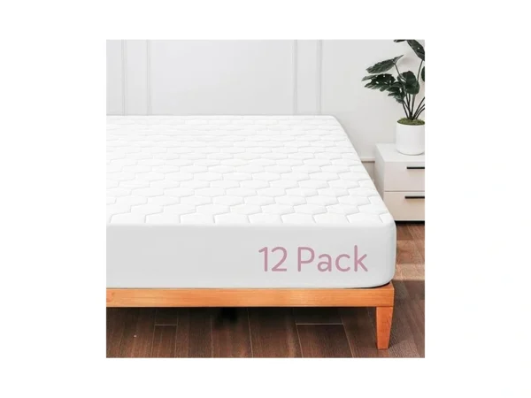 Hearth & Harbor 12 Pack King Size Quilted Fitted Mattress