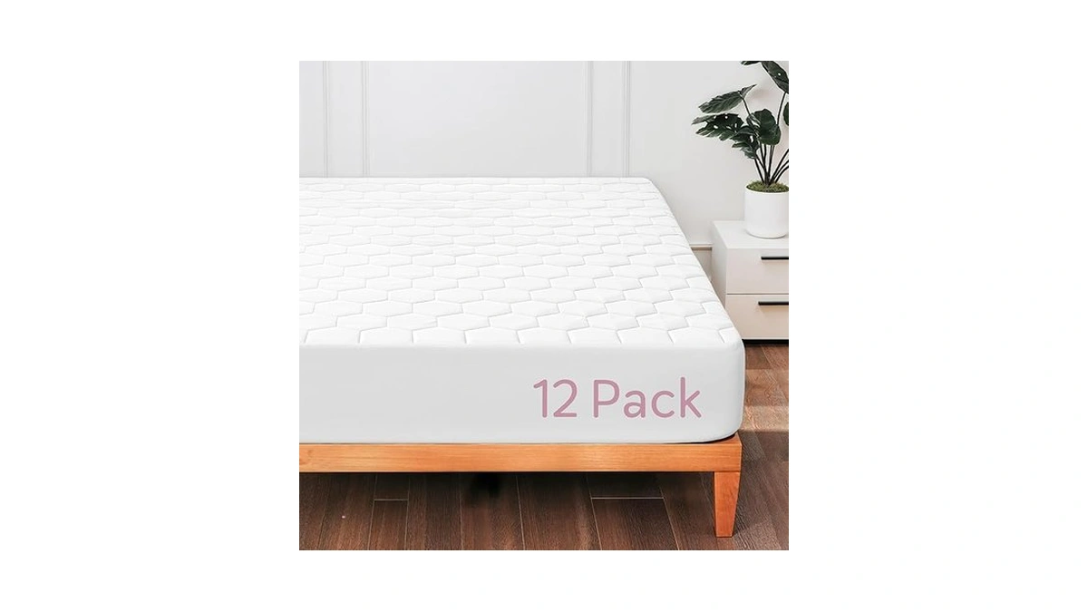 Hearth & Harbor 12 Pack King Size Quilted Fitted Mattress