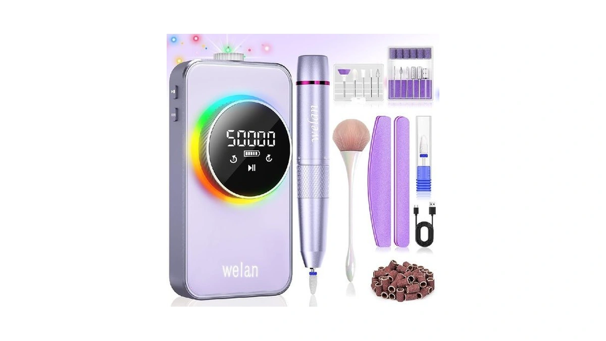Welan Electric Nail Drill Professional 50000rpm, Fast Removal Electric Nails