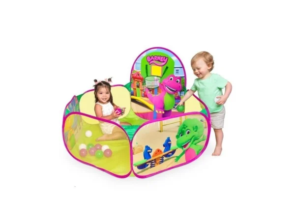 Barney Pop Up Playground, Ball Pit With 25 Play Balls