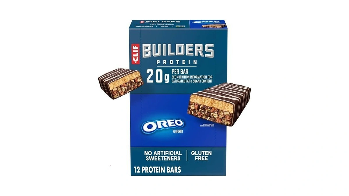 Clif Builders Protein Bars - Oreo-flavored - 20g Plant Based