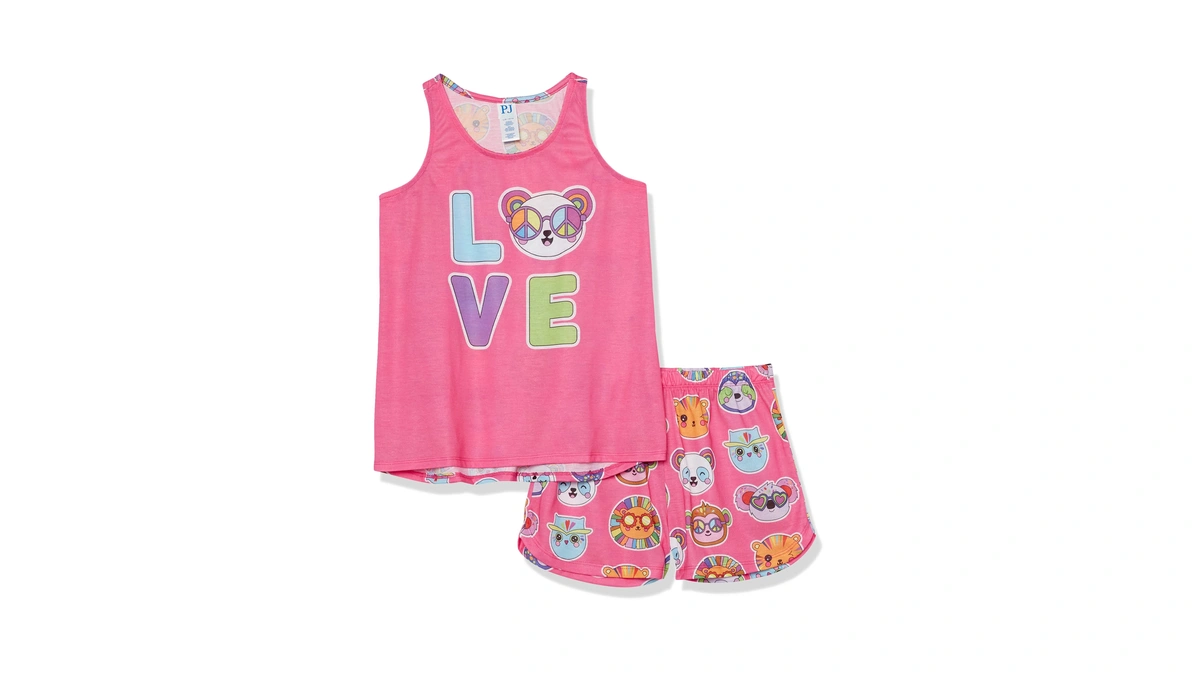 The Children's Place,sleeveless Tank Top And Shorts 2 Piece Pajama