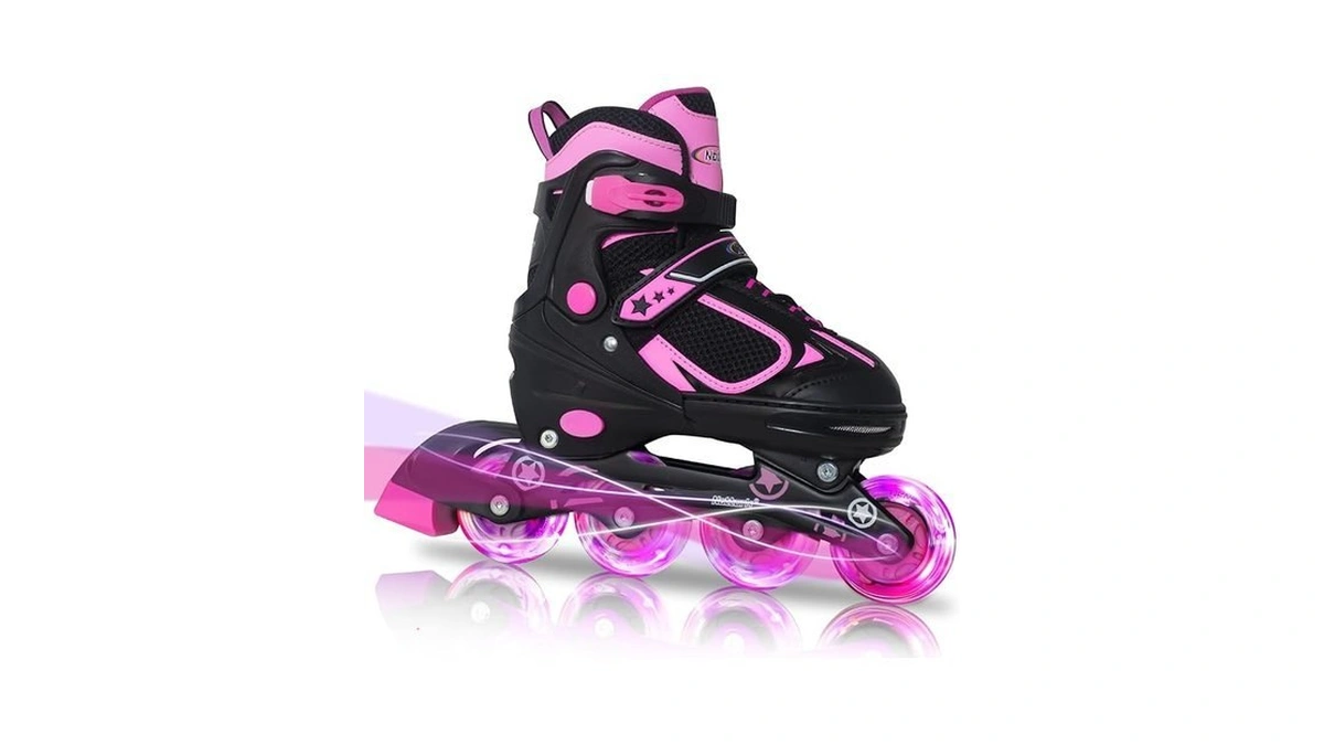 Nattork Blade Roller Skates For Girls With Light Up Wheel,adjustable