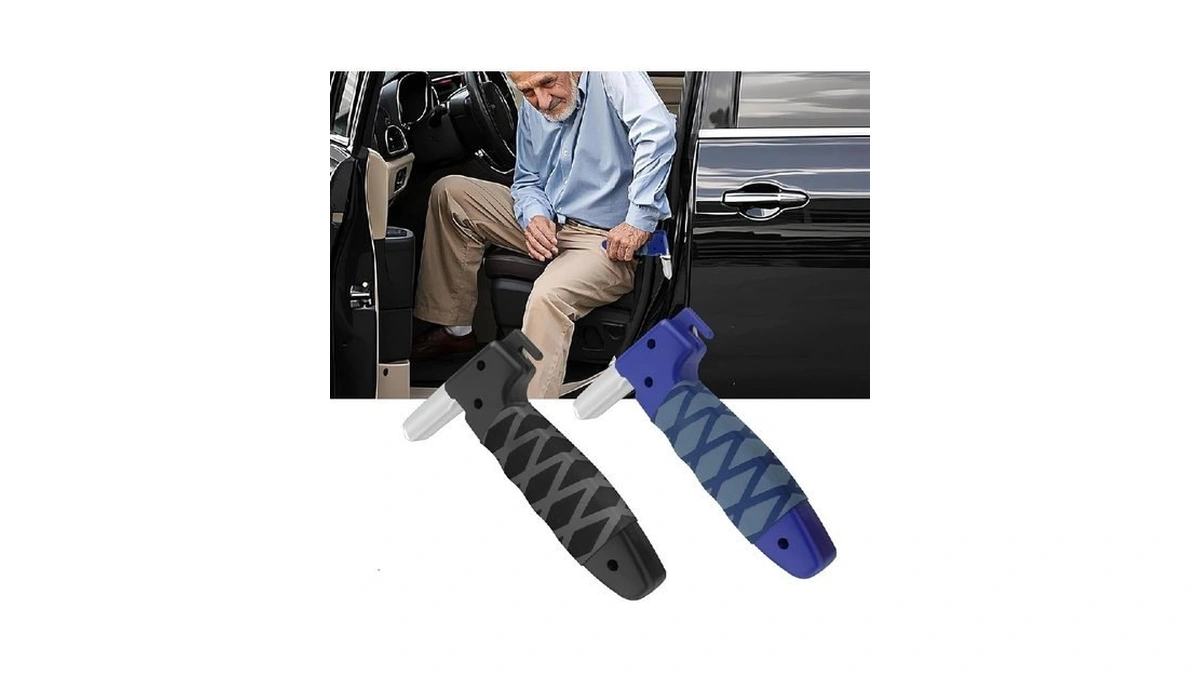 Ngokpyd 2 Pack Car Door Handle For Elderly,portable Vehicle Support