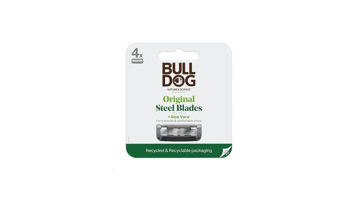 Bulldog Mens Skincare And Grooming Original Razor Blades Refills For
