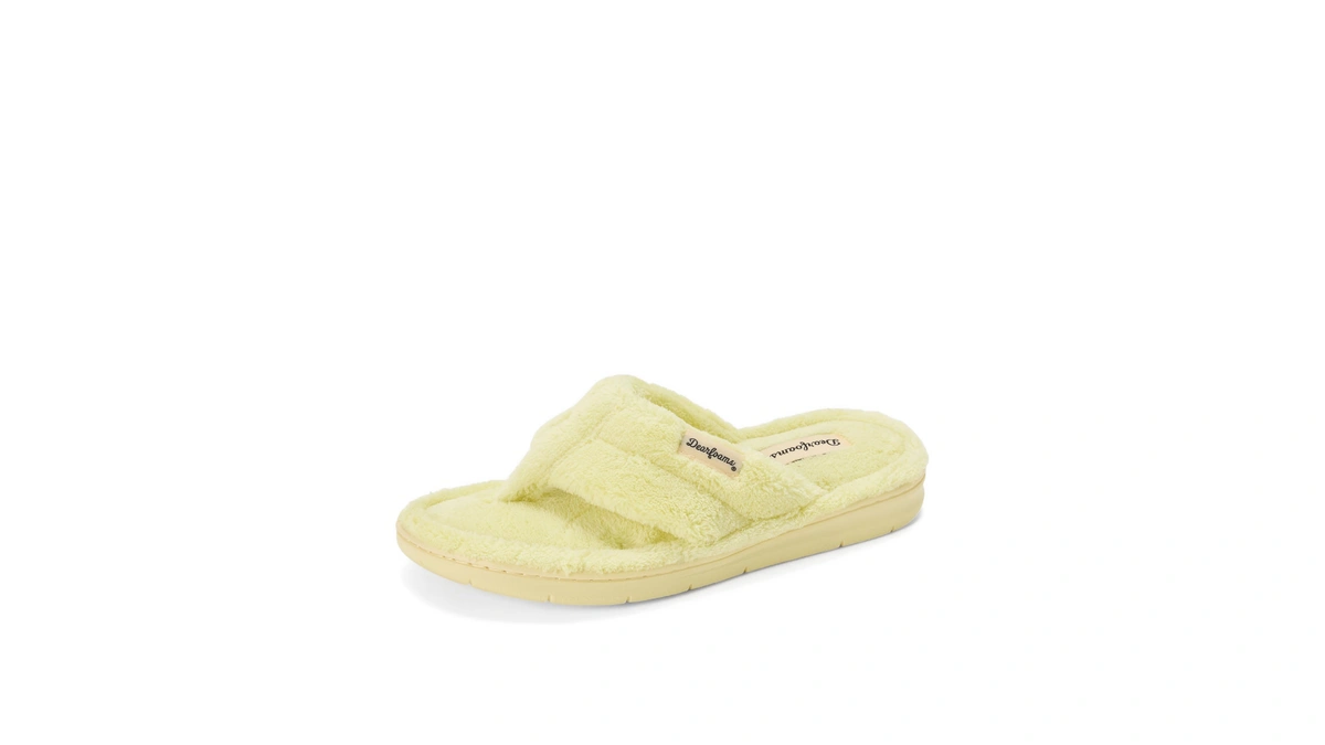 Dearfoams Women'swrenley Terry Thong, Daiquiri, S
