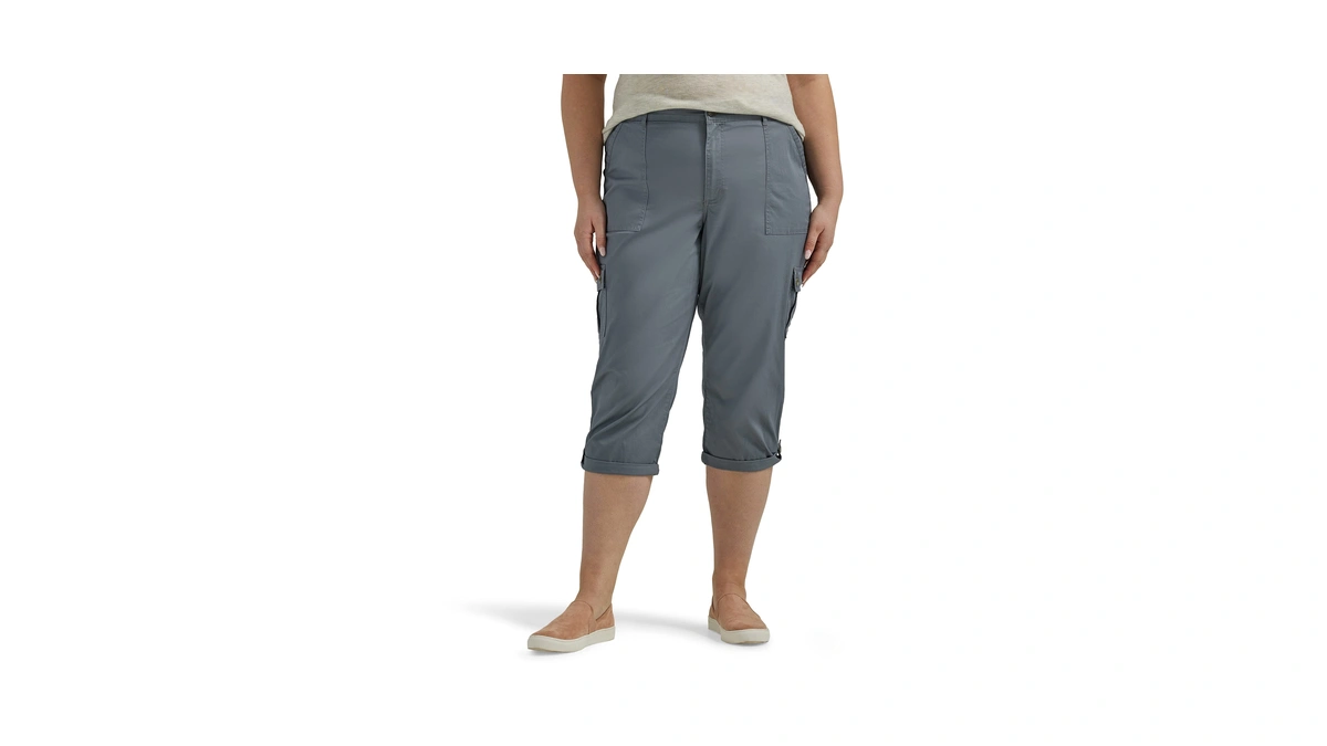 Lee Women's Plus Size Ultra Lux Comfort With Flex-to-go Cargo