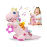 Baby Dino Plush Soft Stuffed Animal Toy For 0-3-6-12+ Months,infant