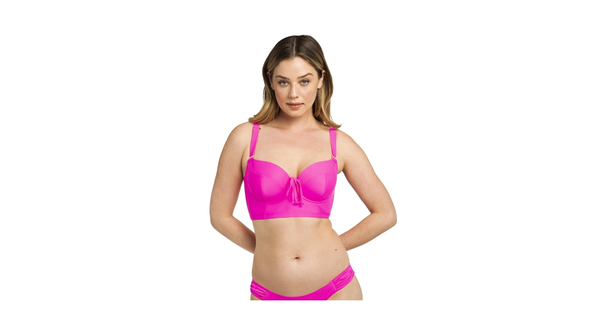 Smart & Sexy Women's Full-busted Supportive Underwire Swimsuit Bikini Top,