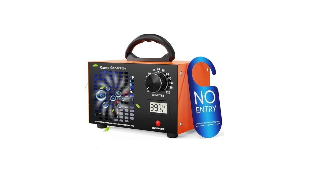 Ozone Generator Odor Eliminator Machine - 2-in-1 Air Ionizer Purifier
