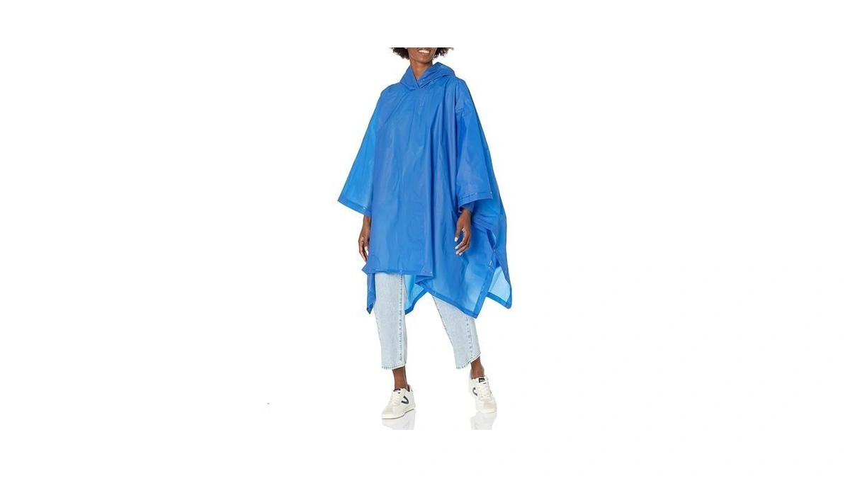 Totes Reusable Rain Poncho For Adults Lightweight Waterproof Pullover, Travel