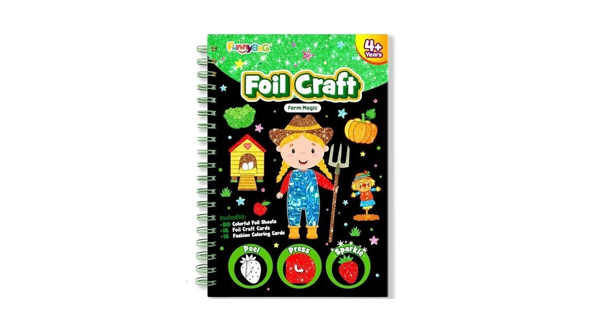 Funnyb&g Foil Art Craft Kit For Girls 4-10 Years Old: