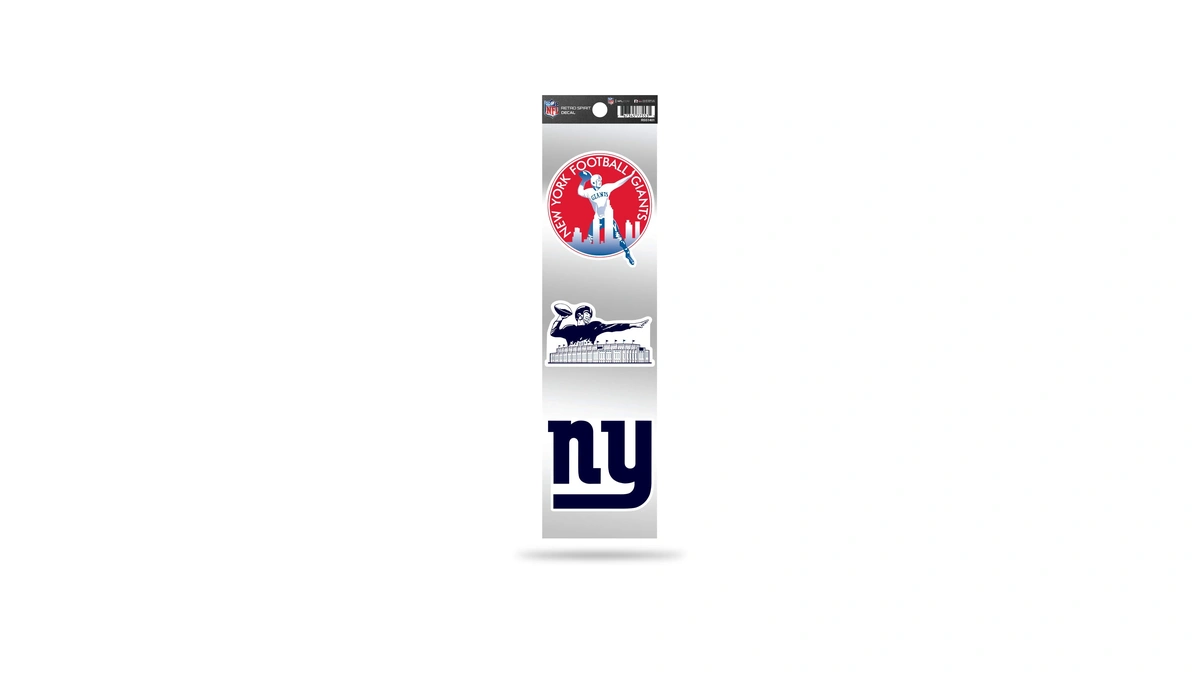 Rico Industries Rss1401: Giants - Ny 3-piece Retro Spirit Decals