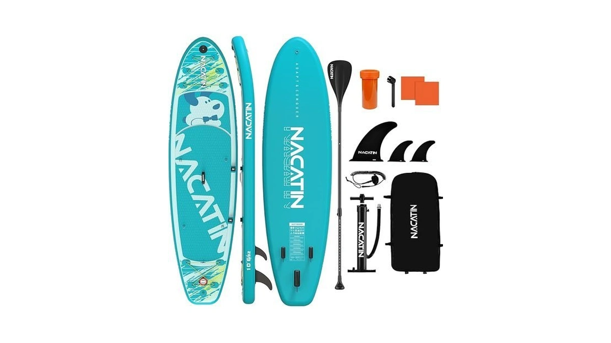 Nacatin Inflatable Stand Up Paddle Board 10'6'' For All Skill