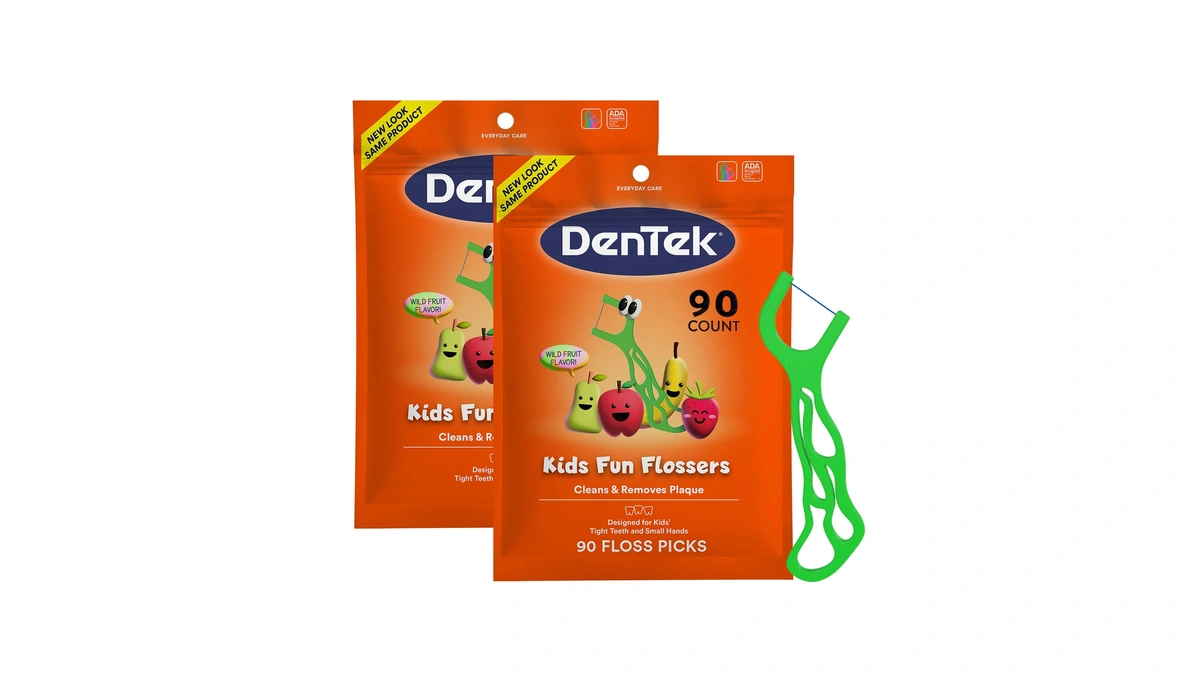 Dentek Fun Flossers β Kids Floss Picks With Wild Fruit