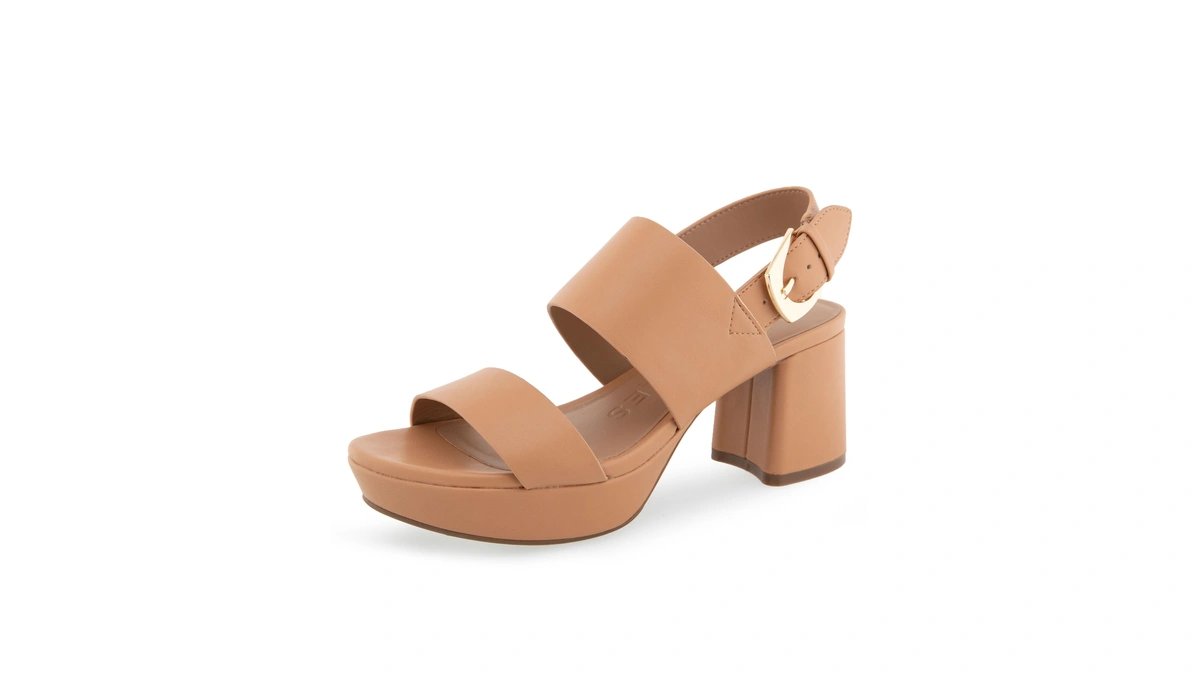 Aerosoles Women's Camilia Platform Sandal, Natural, 7m