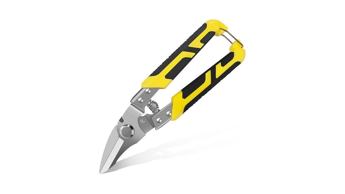 Tuolewe 8.5 Inch Tin Snips Heavy Duty Scissors With Stainless