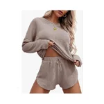 Amazon code: Ekouaer Womens Waffle Knit Pajama Sets L