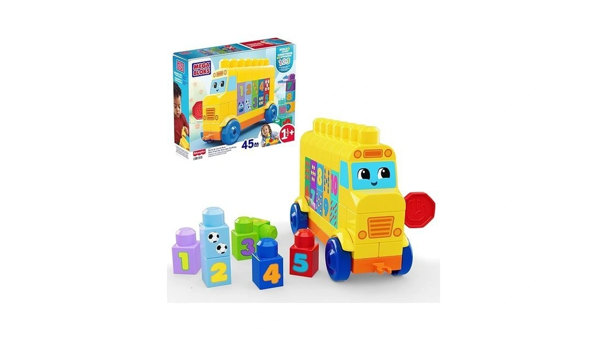 Mega Bloks First Builders Toddler Block Toys Set, Build &