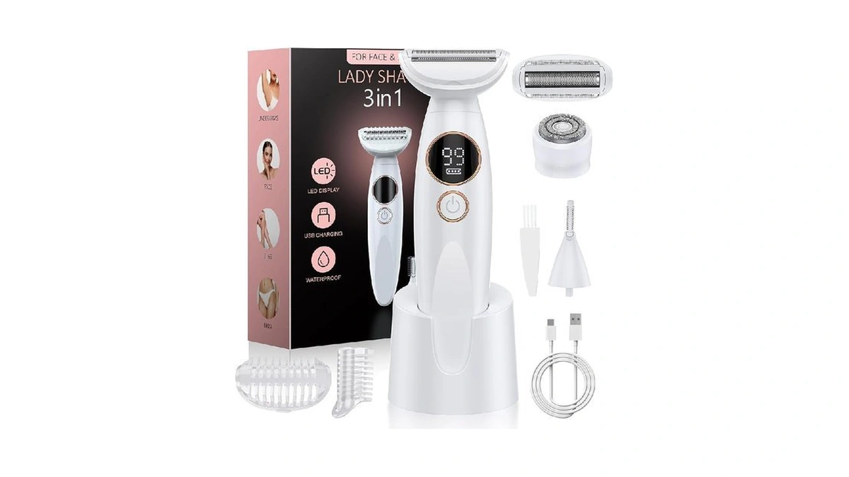 Anyliv 3 In 1 Bikini Trimmer For Women, Electric Razors