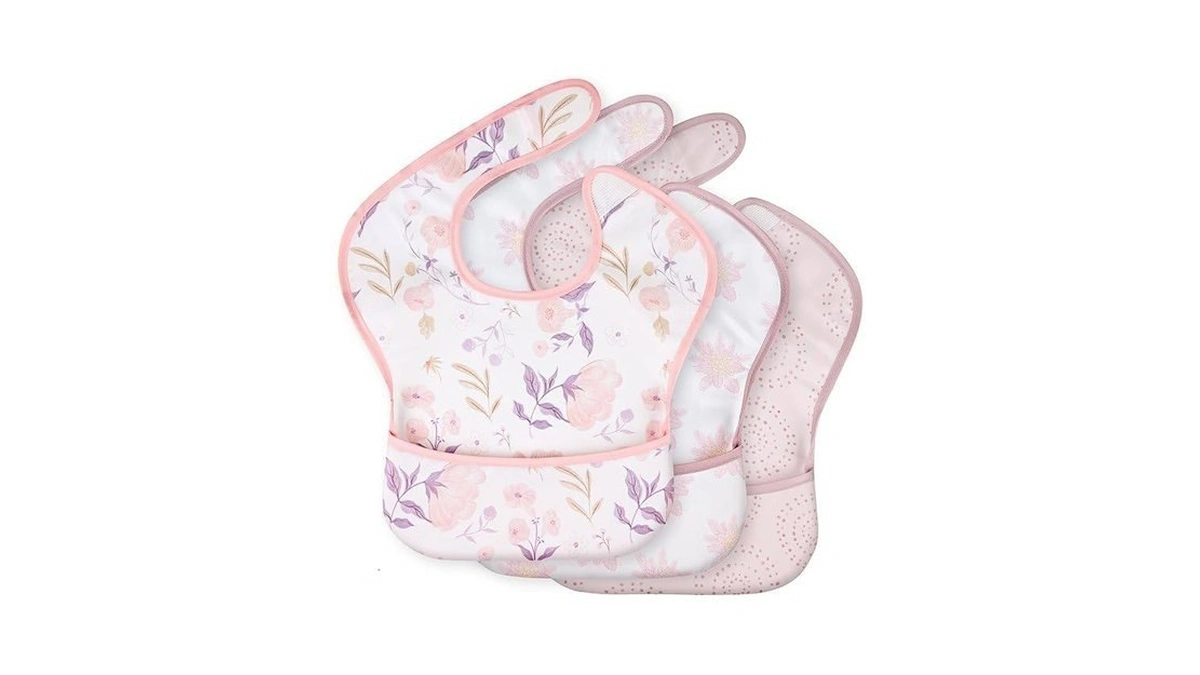 Civarua Kids 3-pack Waterproof Baby Bibs For Eating - Mess