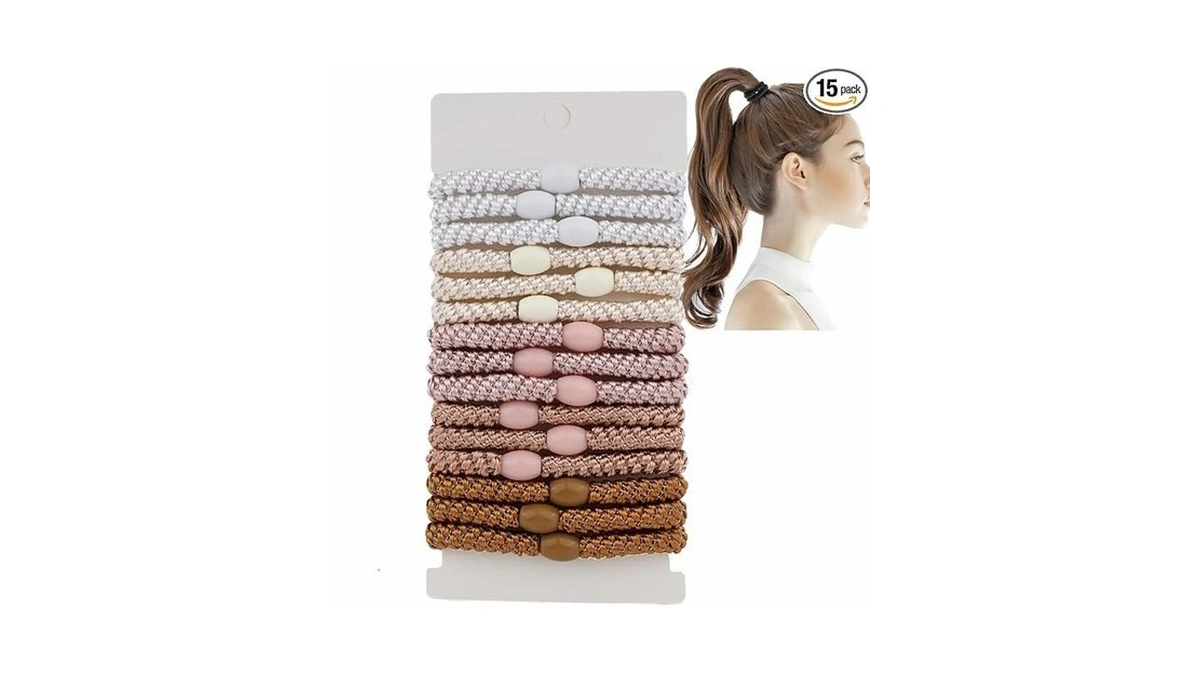 Kovolitu 15 Pcs Braided Hair Ties For Women Girls High