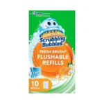 Scrubbing Bubbles Flushable Toilet Bowl Wand Cleaner Refills, Fresh Brush
