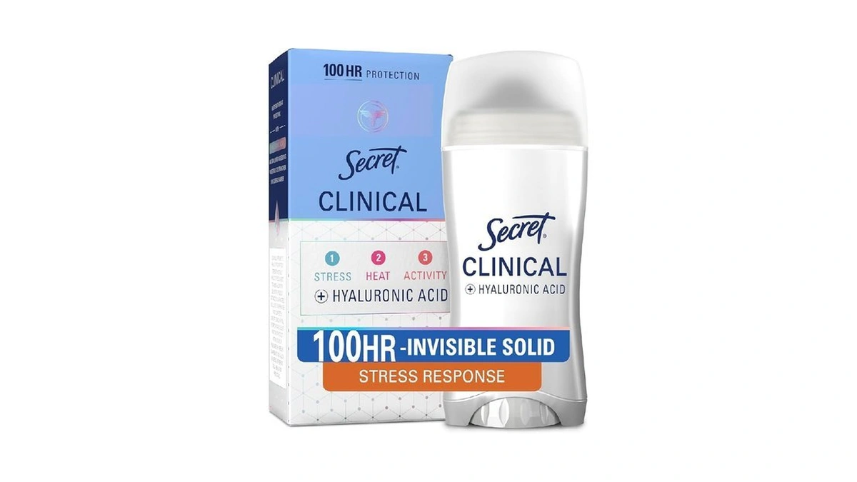 Secret Clinical Strength 100hr Sweat & Odor, Stress Response Invisible