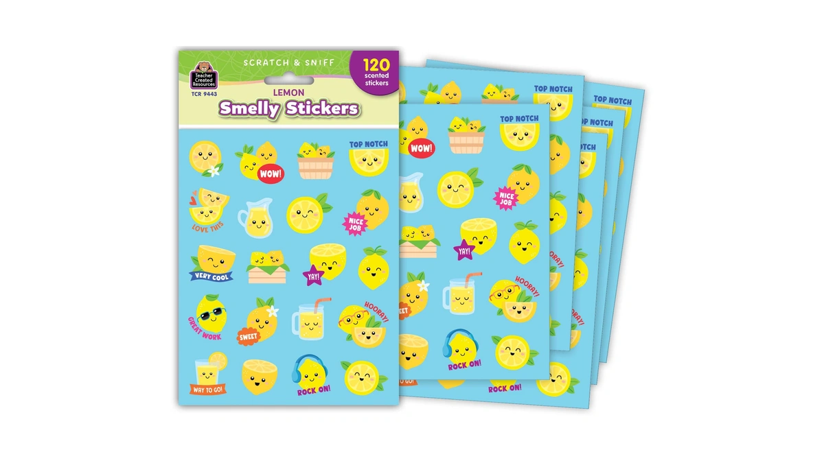 Teacher Created Resources Lemon Smelly Stickers (tcr9443)