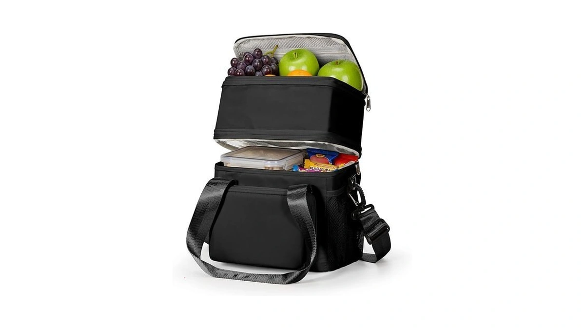 Bergsalz Lunch Box For Women Men Double Deck Insulated Lunch
