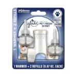 Glade Plugins Refills Air Freshener Starter Kit, Pet Fresh Scent,
