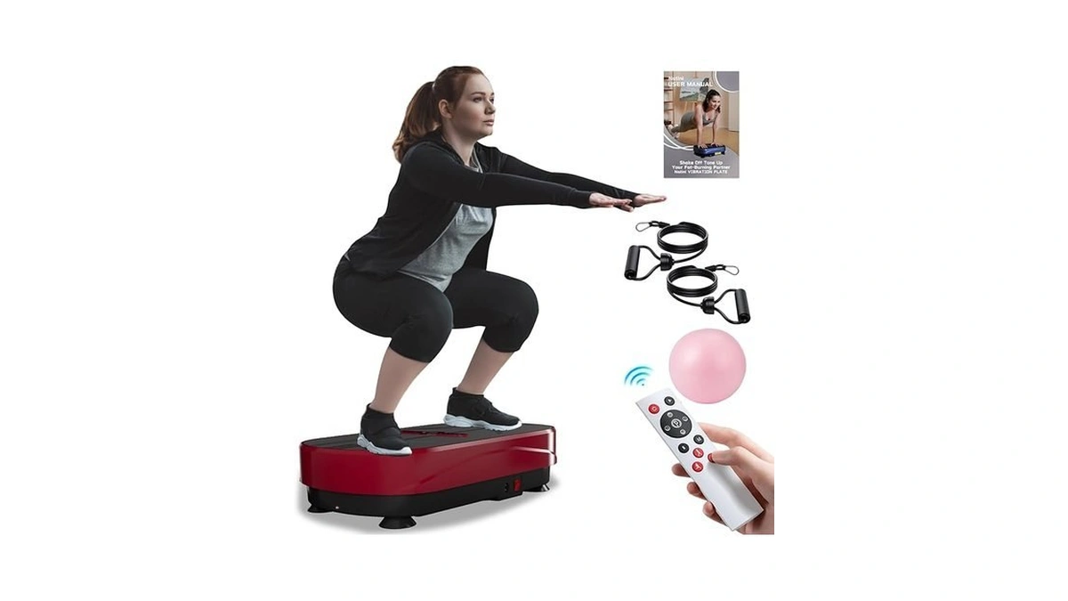 Natini Vibration Plate Exercise Machine, Vibration Plate For Lymphatic Drainage,